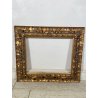 ANTICA CORNICE BAROCCA DORATA LEGNO SCOLPITO 61 cm x 70 cm EPOCA '900 quadro old