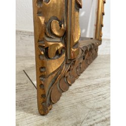 ANTICA CORNICE BAROCCA DORATA LEGNO SCOLPITO 61 cm x 70 cm EPOCA '900 quadro old