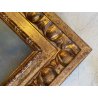 ANTICO DIPINTO OLIO TELA San Luigi Gonzaga GIGLI CORONA TESCHIO RELIGIOSO '800