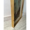 QUADRO DIPINTO OLIO TAVOL Artino Giroldi PAESAGGIO BOSCO SENTIERO CREPUSCOLO