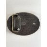 ADM FIBBIA per CINTURA VINTAGE OTTONE 1980 SIGILLO STATI UNITI AMERICA bufalo