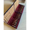 DUE SET POSATE VITTORIANE 12 pers Sanderson & Son Sheffield UK SILVERPLATED EPNS
