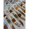 DUE SET POSATE VITTORIANE 12 pers Sanderson & Son Sheffield UK SILVERPLATED EPNS
