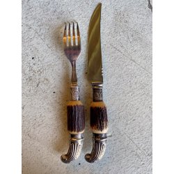 DUE SET POSATE VITTORIANE 12 pers Sanderson & Son Sheffield UK SILVERPLATED EPNS