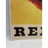 ANTICO POSTER PUBBLICITARIO RENAULT ROADSTER CABRIOLET CAUDRON STAMPA VINTAGE