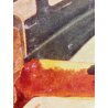 ANTICO POSTER PUBBLICITARIO RENAULT ROADSTER CABRIOLET CAUDRON STAMPA VINTAGE