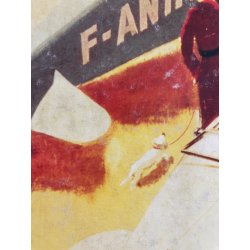 ANTICO POSTER PUBBLICITARIO RENAULT ROADSTER CABRIOLET CAUDRON STAMPA VINTAGE