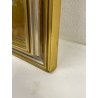 ANTICO QUADRO VENTAGLIO TECA DIPINTO PERSONAGGI DAME STILE '700 ORO ARGENTO