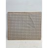 ANTICO QUADRO VENTAGLIO TECA DIPINTO PERSONAGGI DAME STILE '700 ORO ARGENTO