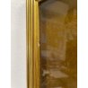 ANTICO QUADRO VENTAGLIO TECA DIPINTO PERSONAGGI DAME STILE '700 ORO ARGENTO