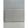 ANTICO QUADRO VENTAGLIO NERO TECA DIPINTO STOFFA LEGNO DECORO CORNICE ORO '900