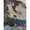 QUADRO DIPINTO olio ATTR. Fausto Zonaro PAESAGGIO Isola Bella LAGO MAGGIORE '800