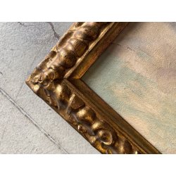 QUADRO DIPINTO olio ATTR. Fausto Zonaro PAESAGGIO Isola Bella LAGO MAGGIORE '800