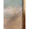 QUADRO DIPINTO olio ATTR. Fausto Zonaro PAESAGGIO Isola Bella LAGO MAGGIORE '800