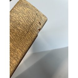 ANTICO QUADRO DIPINTO MONTAGNA OLIO SU TAVOLA EPOCA '900 BAITE SENTIERO CHIESA