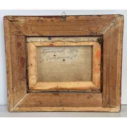 QUADRO DIPINTO OLIO SU TELA '900 SCENA LABORATORIO ARTIGIANO TESSILE FIRMATO