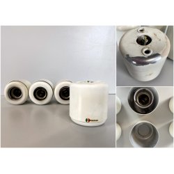 4 SPOT LIGHT  Arteluce SP 14 FARETTO WALL LAMP APPLIQUE METALLO LACCATO BIANCO