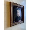 QUADRO OLIO Gigi Comolli  RITRATTO FEMMINILE ANZIANA SIGNORA GENTILDONNA XXsec.