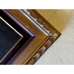 QUADRO OLIO Gigi Comolli  RITRATTO MASCHILE ANZIANO SIGNORE NOBILUOMO XXsec.