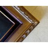 QUADRO OLIO Gigi Comolli  RITRATTO MASCHILE ANZIANO SIGNORE NOBILUOMO XXsec.