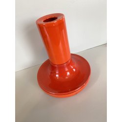 SET SCRIVANIA 3pz ROSSO DESIGN A. Pozzi PER CERAMICA FRANCO POZZI GALLARATE '60