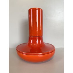 SET SCRIVANIA 3pz ROSSO DESIGN A. Pozzi PER CERAMICA FRANCO POZZI GALLARATE '60