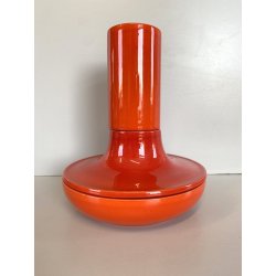 SET SCRIVANIA 3pz ROSSO DESIGN A. Pozzi PER CERAMICA FRANCO POZZI GALLARATE '60