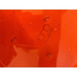 SET SCRIVANIA 3pz ROSSO DESIGN A. Pozzi PER CERAMICA FRANCO POZZI GALLARATE '60