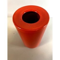 SET SCRIVANIA 3pz ROSSO DESIGN A. Pozzi PER CERAMICA FRANCO POZZI GALLARATE '60