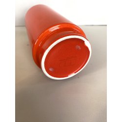SET SCRIVANIA 3pz ROSSO DESIGN A. Pozzi PER CERAMICA FRANCO POZZI GALLARATE '60