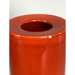 SET SCRIVANIA 3pz ROSSO DESIGN A. Pozzi PER CERAMICA FRANCO POZZI GALLARATE '60