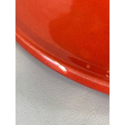 SET SCRIVANIA 3pz ROSSO DESIGN A. Pozzi PER CERAMICA FRANCO POZZI GALLARATE '60