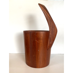 SECCHIELLO DOGHE TEAK MID CENTURY WINE COOLER DESIGN MODERNISTA ITALIANO  '50