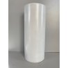 VASO CILINDRICO DESIGN CERAMICA BIANCA FRANCO POZZI GALLARATE '60 ø 10,5x25cm/h