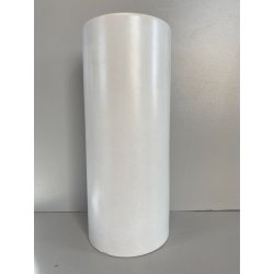 VASO CILINDRICO DESIGN CERAMICA BIANCA FRANCO POZZI GALLARATE '60 ø 10,5x25cm/h