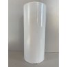 VASO CILINDRICO DESIGN CERAMICA BIANCA FRANCO POZZI GALLARATE '60 ø 10,5x25cm/h