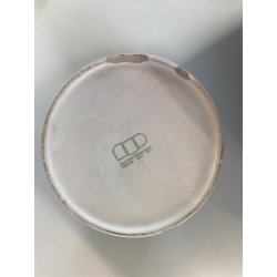 VASO CILINDRICO DESIGN CERAMICA BIANCA FRANCO POZZI GALLARATE '60 ø 10,5x25cm/h
