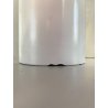 VASO CILINDRICO DESIGN CERAMICA BIANCA FRANCO POZZI GALLARATE '60 ø 10,5x25cm/h