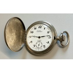 OROLOGIO TASCA Perseo FS FERROVIE Turche RAILROAD OLD POCKET WATCH 6498 HUNTER