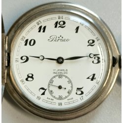 OROLOGIO TASCA Perseo FS FERROVIE Turche RAILROAD OLD POCKET WATCH 6498 HUNTER