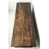 ANTICA CASSAPANCA LEGNO NOCE 1800 GAMBE FERINE PANCA BAULE SCOMPARTO INTERNO