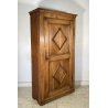 ANTICO PICCOLO ARMADIO GUARDAROBA RUSTICO 1800 LEGNO NOCE 1 ANTA OLD ARTE POVERA