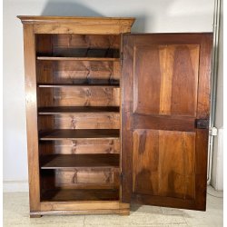ANTICO PICCOLO ARMADIO GUARDAROBA RUSTICO 1800 LEGNO NOCE 1 ANTA OLD ARTE POVERA