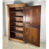 ANTICO PICCOLO ARMADIO GUARDAROBA RUSTICO 1800 LEGNO NOCE 1 ANTA OLD ARTE POVERA