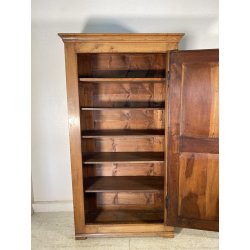 ANTICO PICCOLO ARMADIO GUARDAROBA RUSTICO 1800 LEGNO NOCE 1 ANTA OLD ARTE POVERA