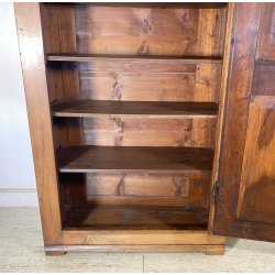 ANTICO PICCOLO ARMADIO GUARDAROBA RUSTICO 1800 LEGNO NOCE 1 ANTA OLD ARTE POVERA