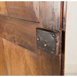 ANTICO PICCOLO ARMADIO GUARDAROBA RUSTICO 1800 LEGNO NOCE 1 ANTA OLD ARTE POVERA