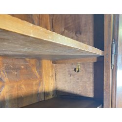 ANTICO PICCOLO ARMADIO GUARDAROBA RUSTICO 1800 LEGNO NOCE 1 ANTA OLD ARTE POVERA