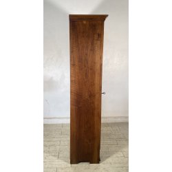 ANTICO PICCOLO ARMADIO GUARDAROBA RUSTICO 1800 LEGNO NOCE 1 ANTA OLD ARTE POVERA