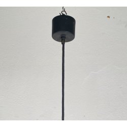LAMPADA SOSPENSIONE Vistosi VETRO Murano ANNI 60 VINTAGE LAMPADARIO PENDENTE